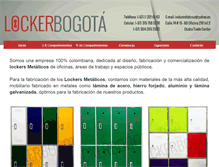 Tablet Screenshot of lockerbogota.com